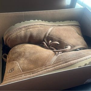Brown Ugg Men’s Neumel Boots Sz 10